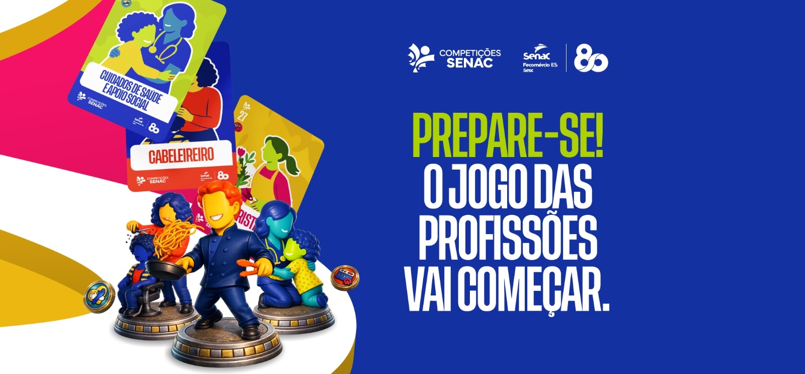 Uma jornada de sucesso: Senac-ES abre mais de 300 vagas de qualificação profissional com bolsa inicial de até R$ 600 e chance de participar das Competições Senac