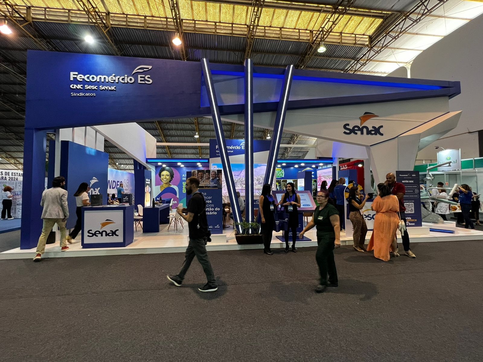 Já começou a 35ª edição da Acaps Trade Show! Evento tem apoio do Sistema Fecomércio-ES - Sesc e Senac