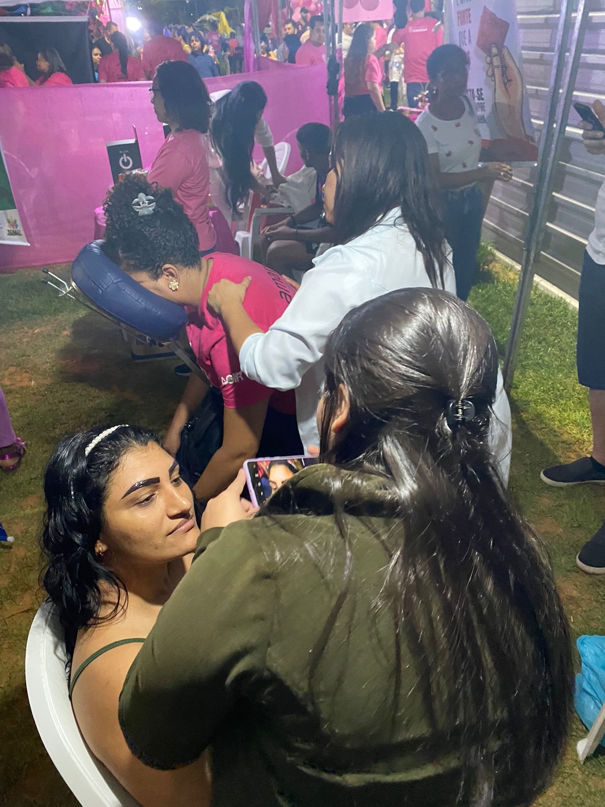 Senac-ES participa de ação do Outubro Rosa realizada pela Prefeitura de Colatina