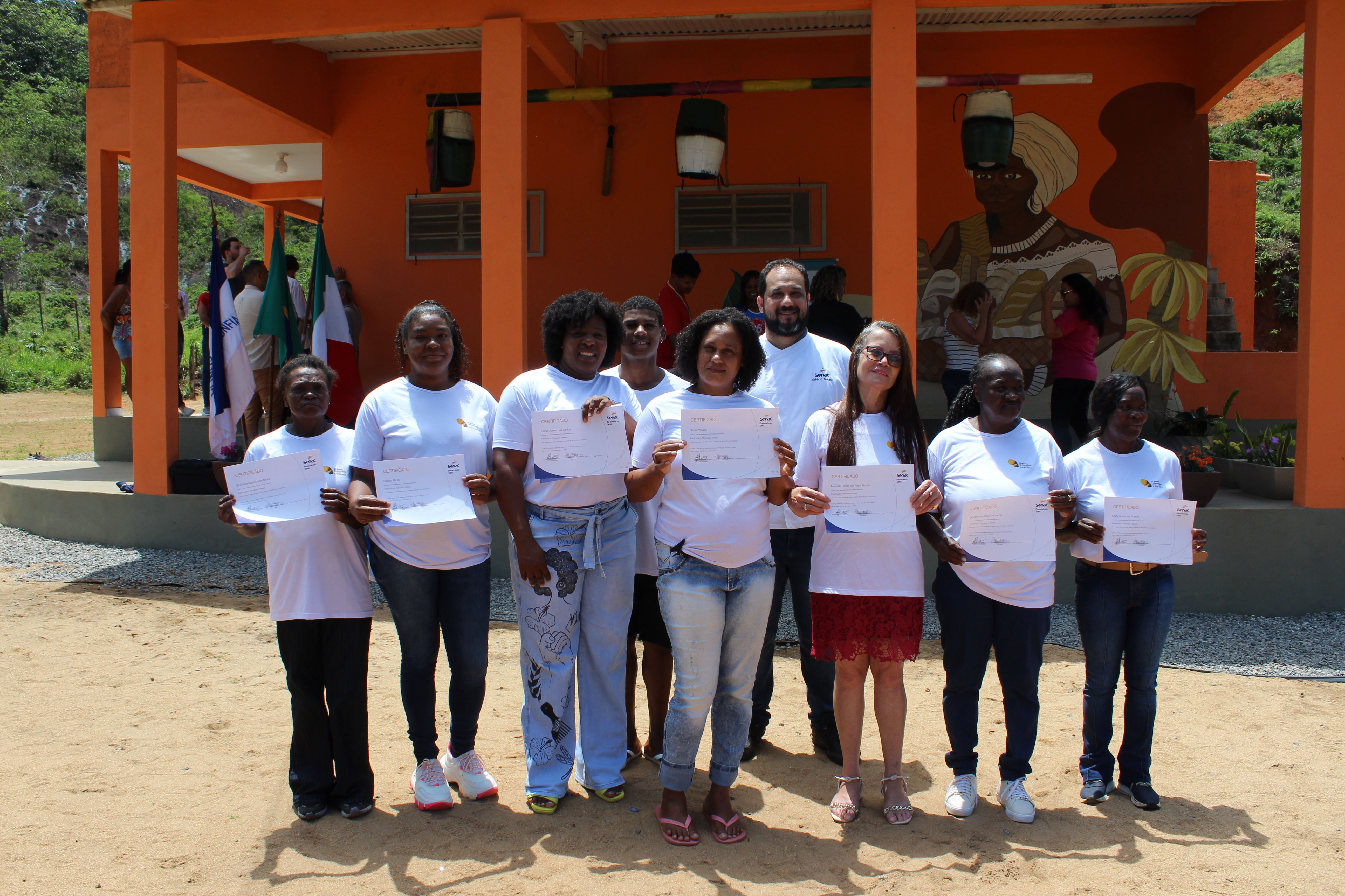 Parceria entre Senac-ES e Amigos da Justiça transforma vidas em Comunidade Quilombola de Ibiraçu