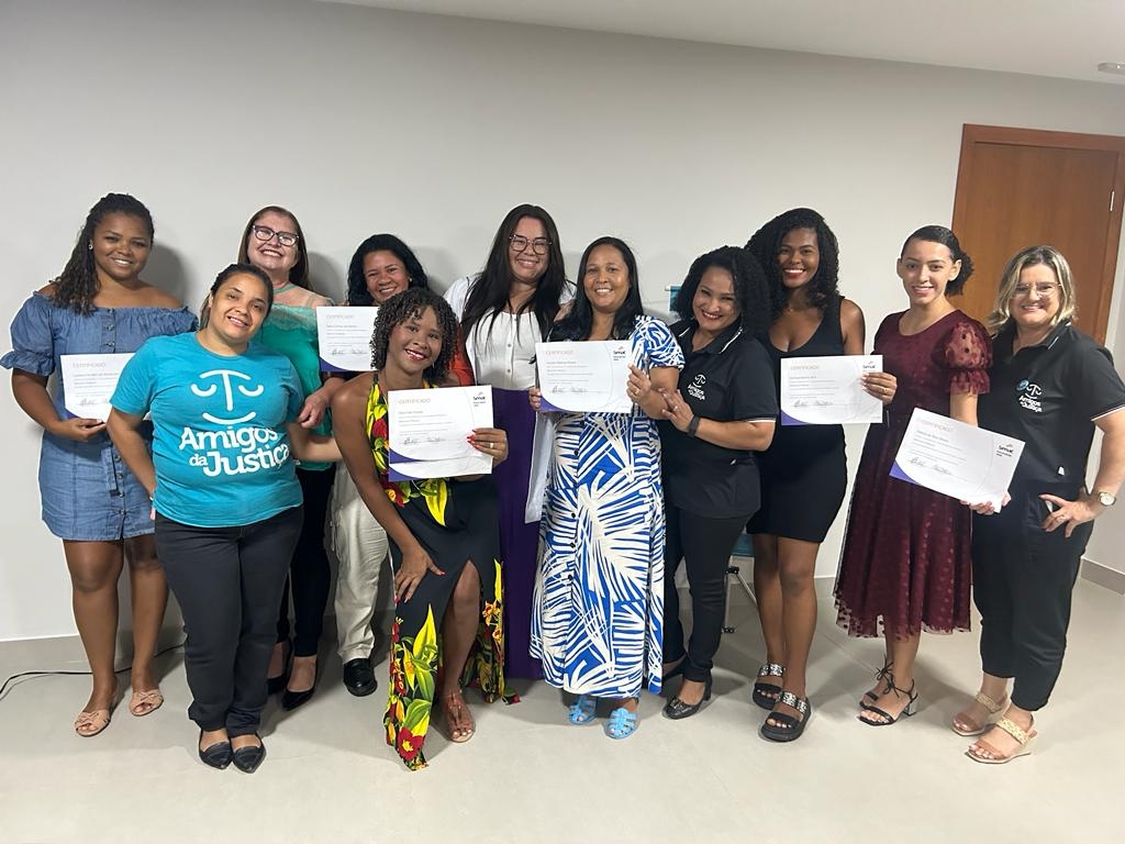 Senac-ES e Associação Amigos da Justiça realizam cerimônia de entrega de certificados em Ibiraçu