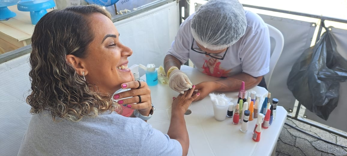 Senac-ES participa da Caravana Margaridas com serviços de beleza em Aracruz