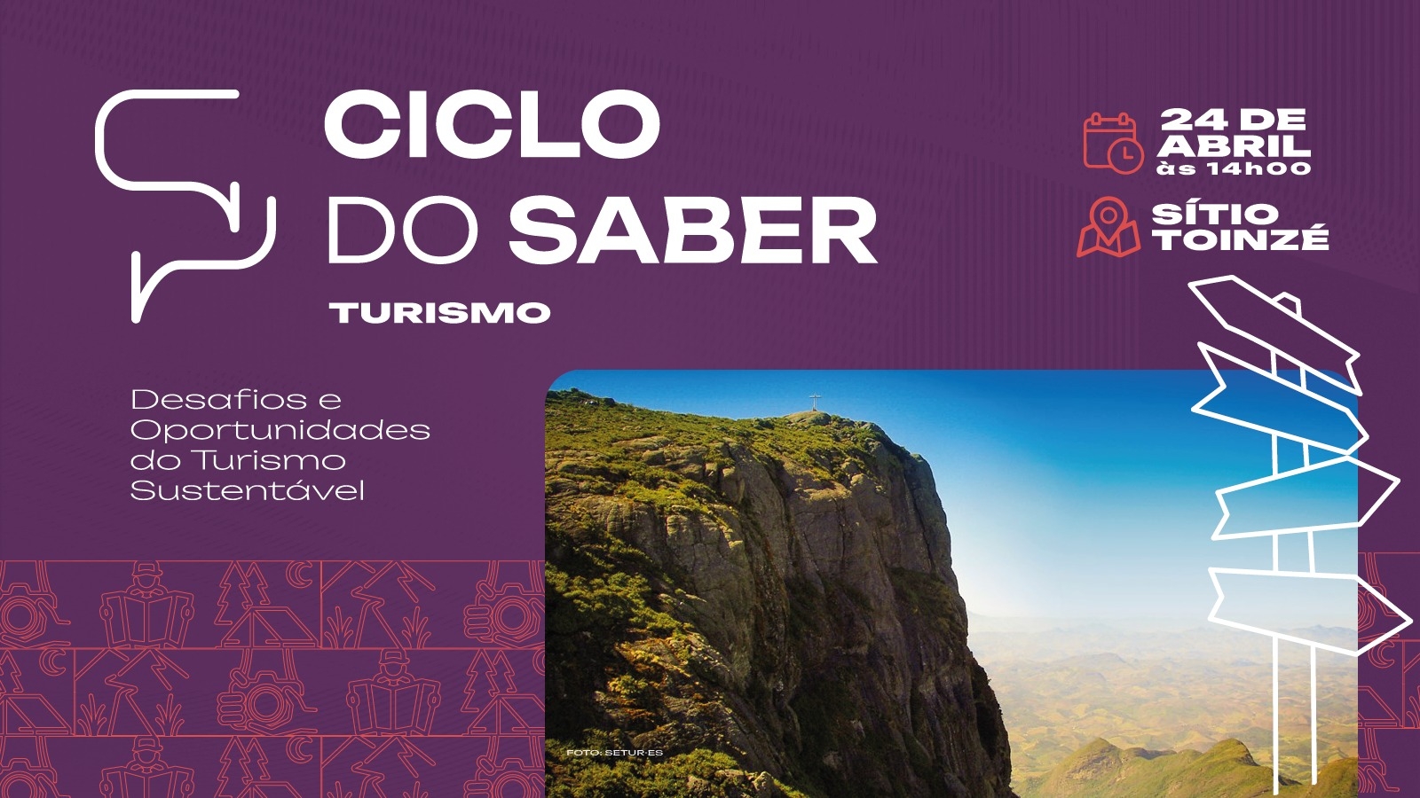 Inscrições abertas: primeira edição do Ciclo do Saber voltado para o setor do Turismo acontece em Iúna