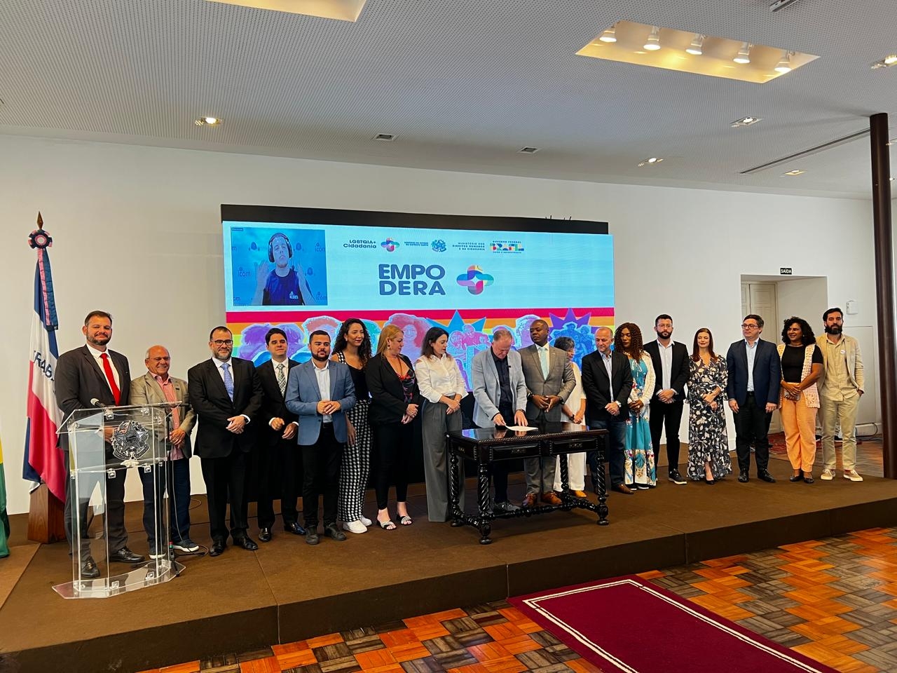 Ministro Silvio Almeida oficializa parceria para execução do Empodera+ junto ao Governo do Estado e Senac-ES