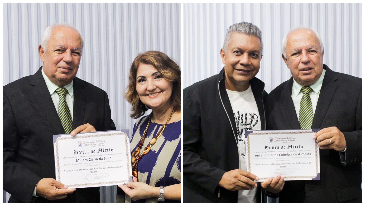 Instrutores do Senac-ES recebem homenagem na Câmara Municipal de Vitória