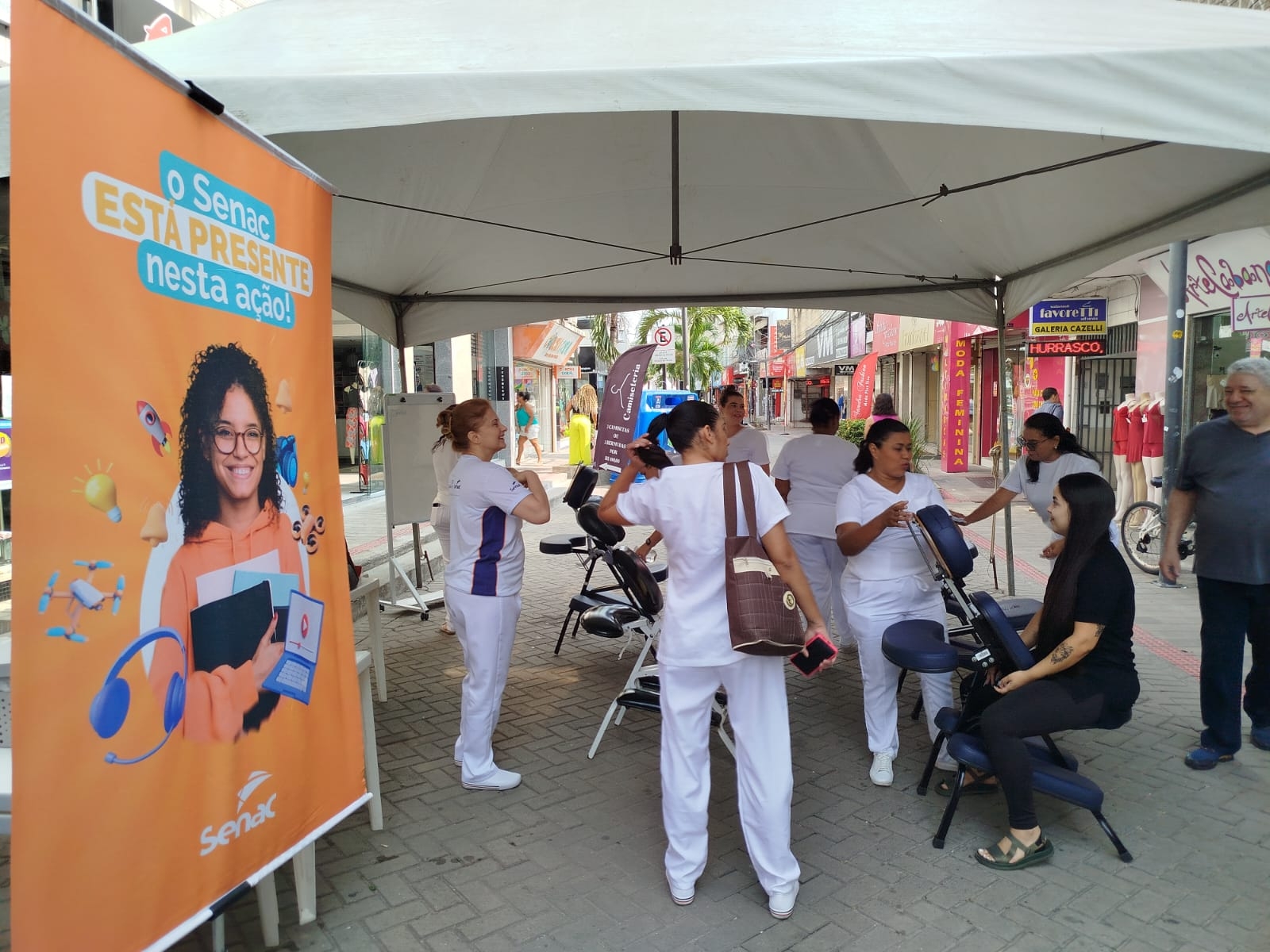 Senac Espírito Santo realiza ações de saúde e bem-estar no Dia D Glória em Vila Velha