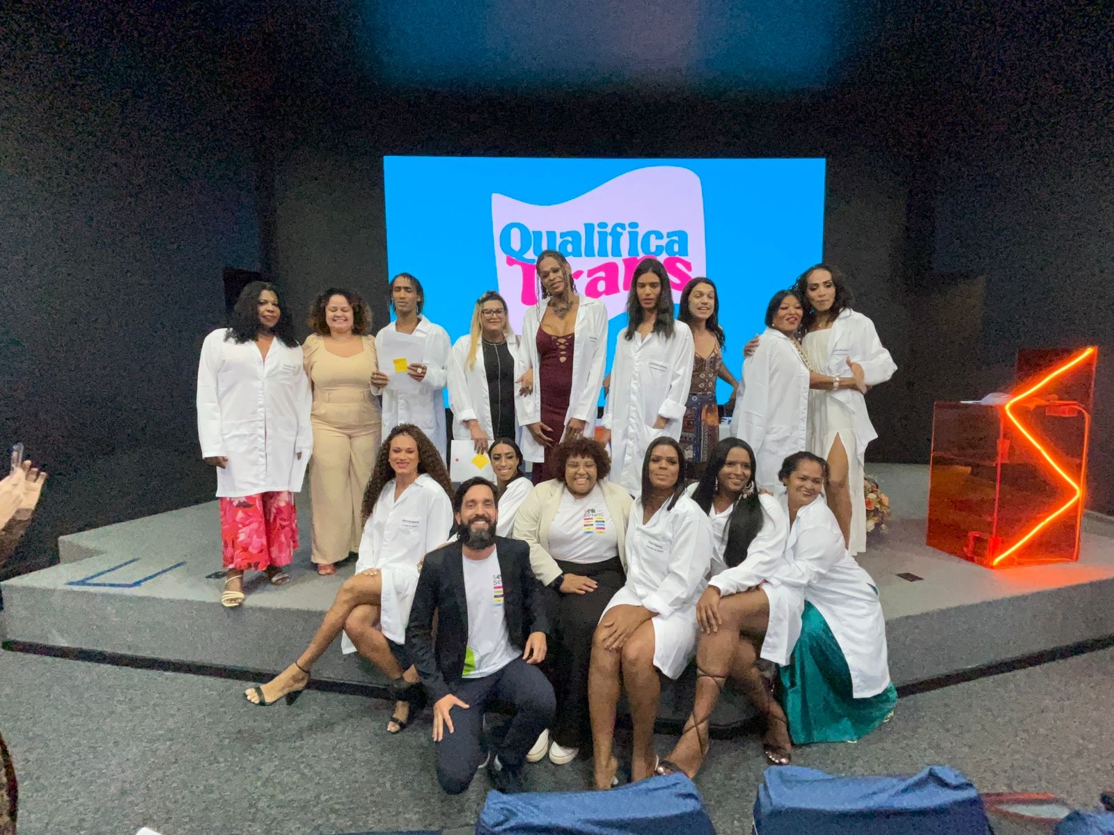 Cuidadoras de Idosos formadas pelo Qualifica Trans celebram conquista no Senac-ES