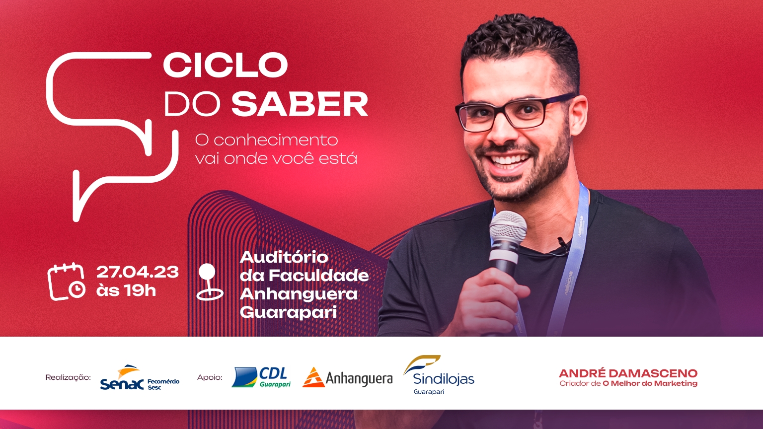 Ciclo do Saber: chegou a vez de Guarapari; Inscreva-se!
