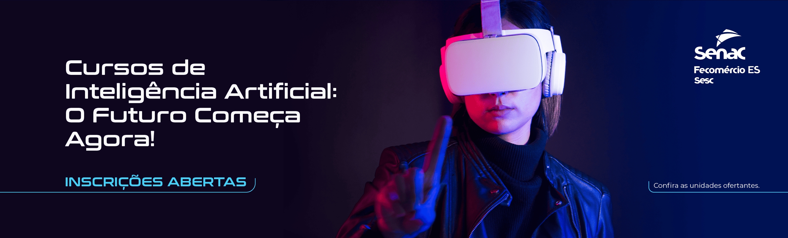 Senac-ES abre centenas de vagas em cursos de qualificação com foco em Inteligência Artificial