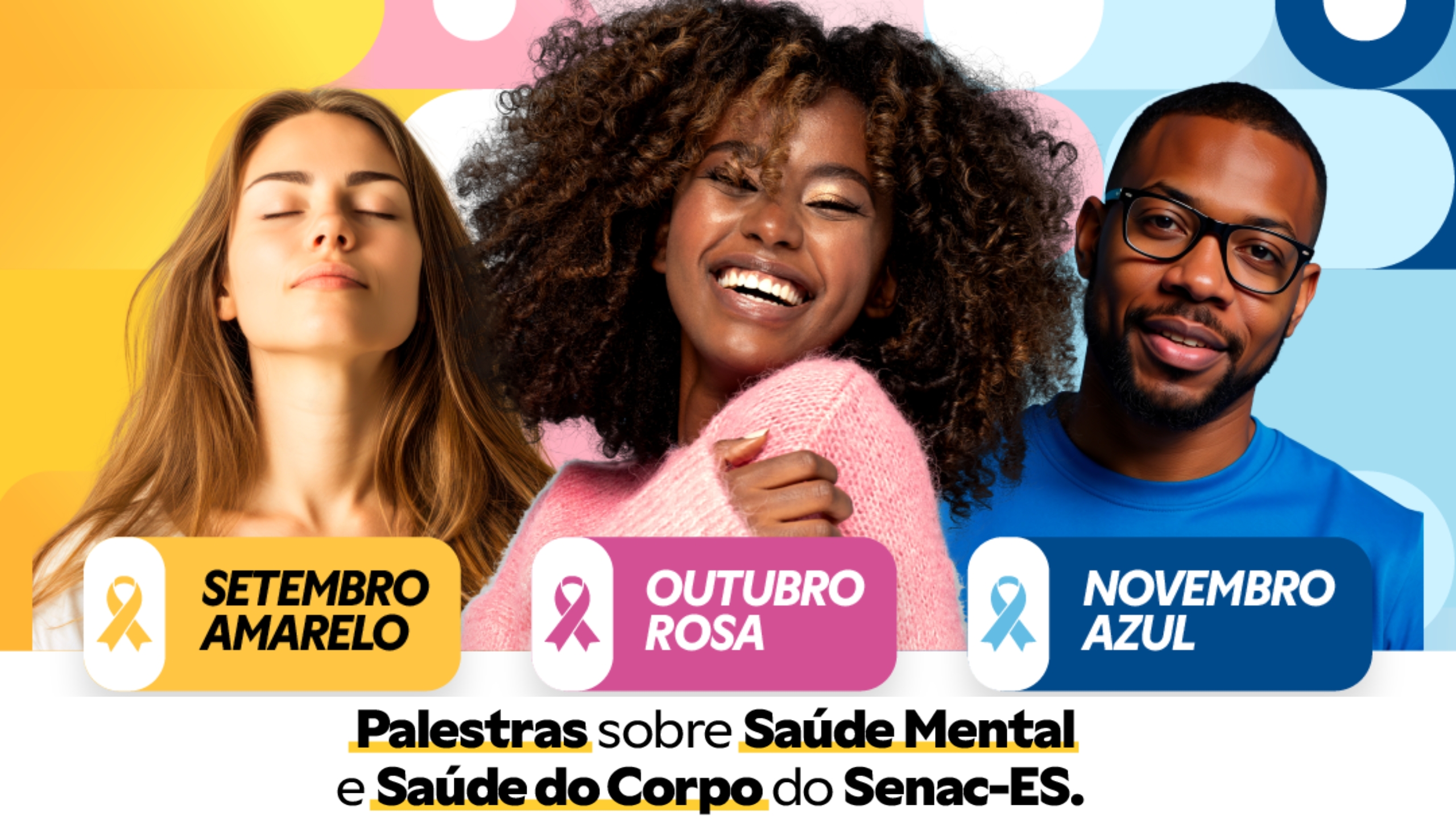 Meses das cores: Senac Espírito Santo lança pacote de palestras sobre saúde mental e do corpo para empresas