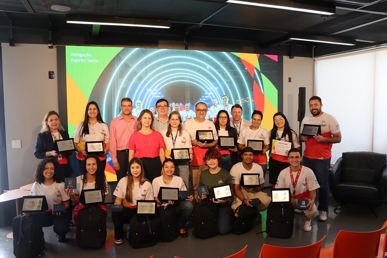 Competidores do Senac-ES recebem homenagem por desempenho e dedicação nas Competições Senac 2025 