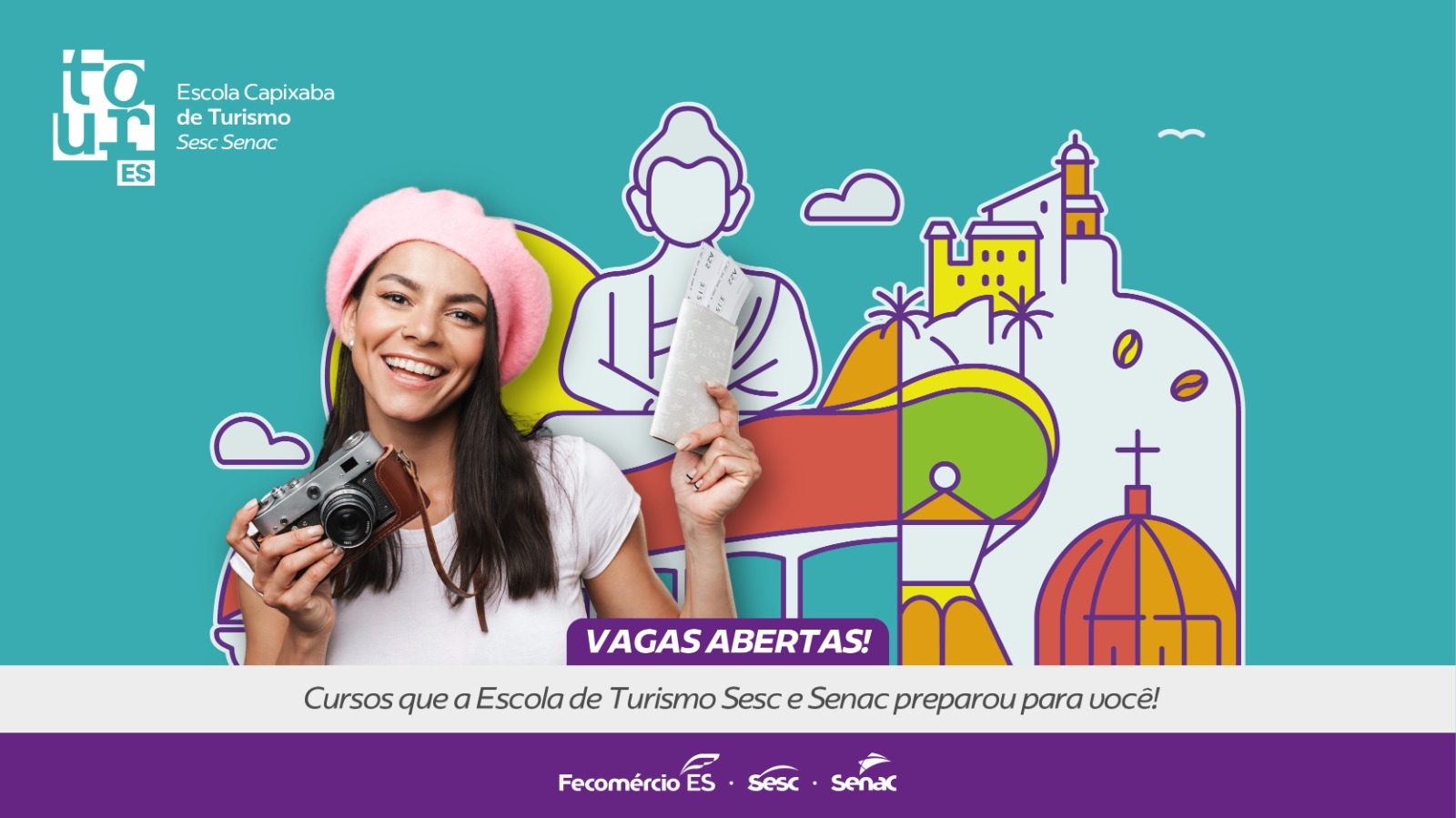 Escola Capixaba de Turismo abre novos cursos de qualificação   voltados para hospitalidade, hospedagem e turismo