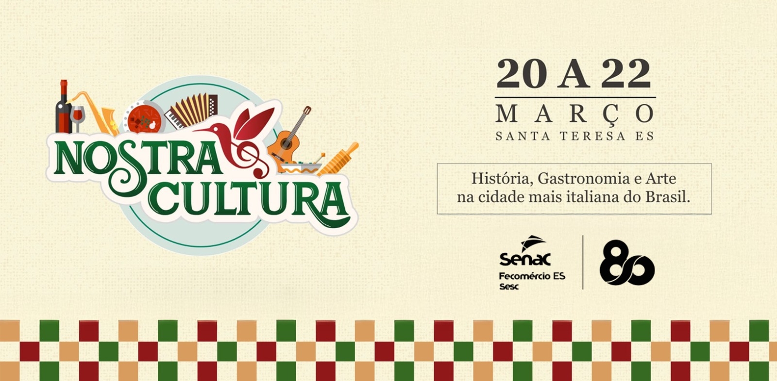 Nostra Cultura: Senac de Santa Teresa movimenta festival que celebra a cultura italiana