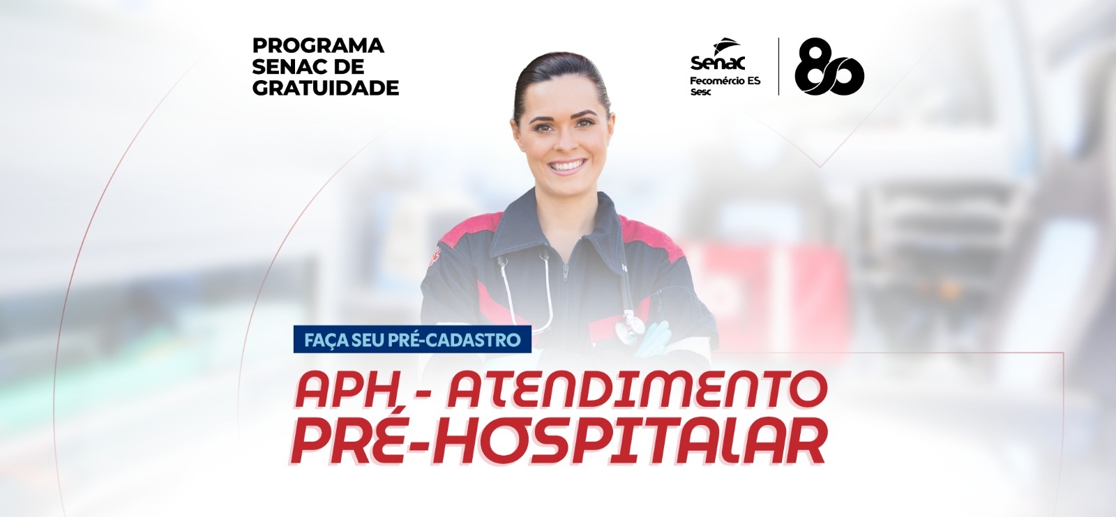 Senac Cariacica abre vagas em curso gratuito de Atendimento Pré-Hospitalar