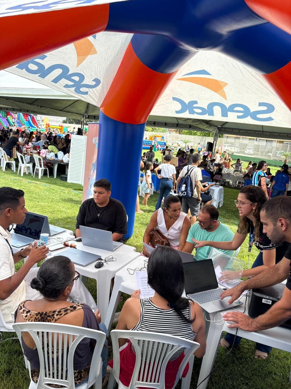 Senac-ES realiza mais de 130 atendimentos na Caravana Sesc-ES, em Cachoeiro de Itapemirim 